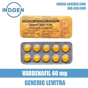SNOVITRA STRONG 40 mg vardenafil levitra india