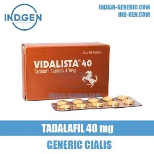 VIDALISTA 40 mg tadalafil cialis india